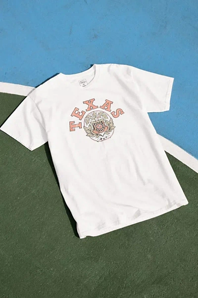 Urban Outfitters Texas Crest Tee In White, Men's At