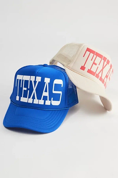 Urban Outfitters Texas Trucker Hat In Blue, Men's At