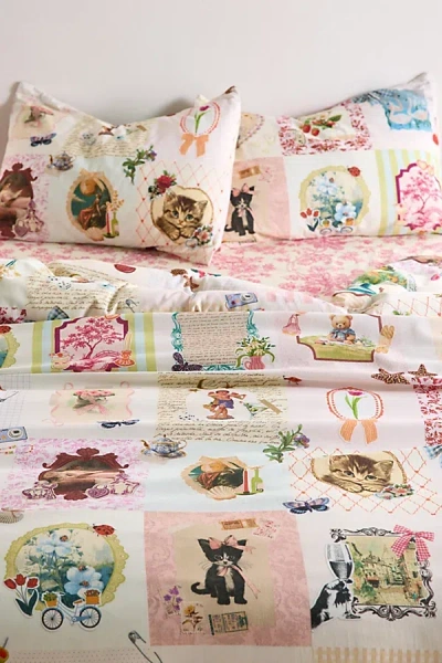 Urban Outfitters Thara Collage Patterned Duvet Cover At