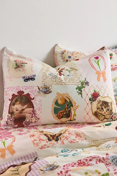 Urban Outfitters Thara Collage Patterned Sham Set At  In Multi