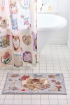 Urban Outfitters Thara Stamp Digital Printed Bath Mat In Assorted At