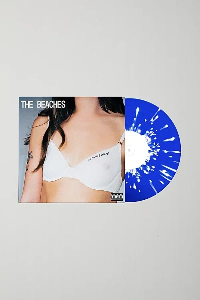 Urban Outfitters The Beaches - No Hard Feelings Uo Exclusive Lp In Blue With White Splatter At