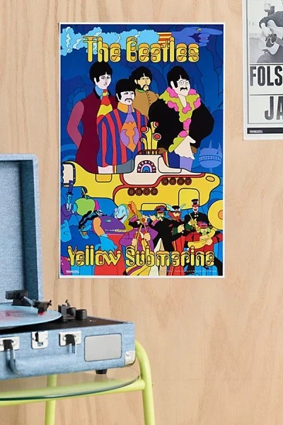Urban Outfitters The Beatles Yellow Submarine Poster At  In Multi