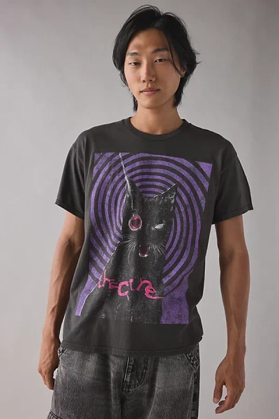 Urban Outfitters The Cure Black Cat Tour Graphic Tee In Black, Men's At