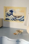 Urban Outfitters The Great Wave By Katsushika Hokusai Poster At  In Multi