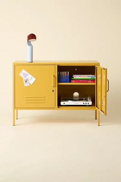 Urban Outfitters The Lowdown Locker Media Console In Yellow At