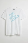 URBAN OUTFITTERS THE REAL WORLD TEE IN WHITE, MEN'S AT URBAN OUTFITTERS
