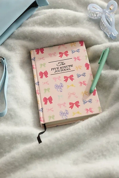 Urban Outfitters The Uo Exclusive Five-minute Journal By Intelligent Change In Bows At