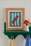 Urban Outfitters Theebouffants Moody Tomatoes Art Print In Natural Wood Frame At