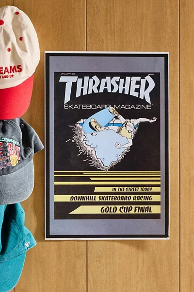 Urban Outfitters Thrasher Cover January 1981 Poster At  In Multi