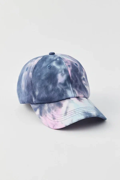 Urban Outfitters Tie-dye Baseball Hat In Blue, Women's At