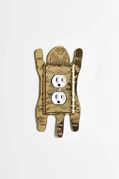 Urban Outfitters Tiger Switch Plate In Gold At