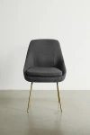 Urban Outfitters Tilly Upholstered Dining Chair In Slate At