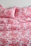 Urban Outfitters Toile Duvet Set In Red At