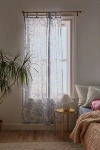 Urban Outfitters Toile Floral Window Panel In Blue At  In Multi