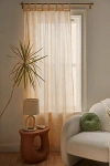 Urban Outfitters Toile Floral Window Panel In Peach At  In Gold