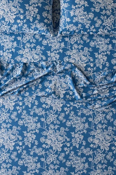 Urban Outfitters Toile Pattern Sheet Set In Blue At