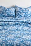 Urban Outfitters Toile Patterned Comforter Set In Blue At