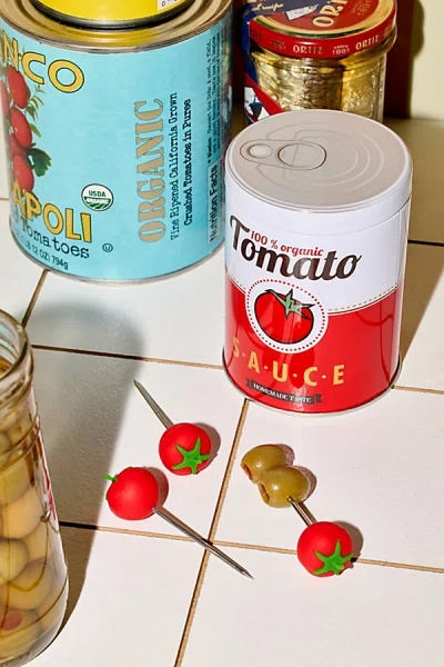 Urban Outfitters Tomato Snack Pick Set In Red At  In Multi