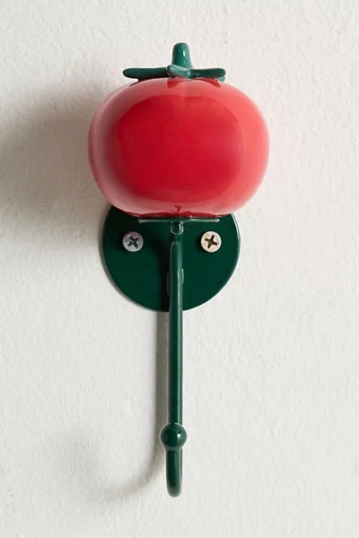 Urban Outfitters Tomato Wall Hook In Red At