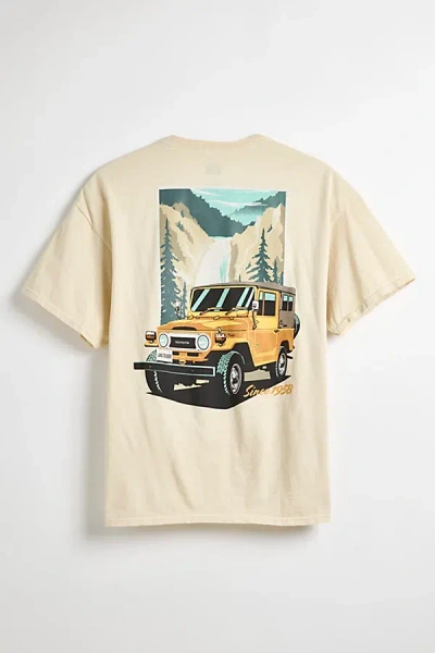 Urban Outfitters Toyota Land Cruiser Vintage Graphic Tee In Tan, Men's At