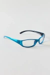 Urban Outfitters Travis Shield Blue Light Glasses In Blue, Men's At  In Blue