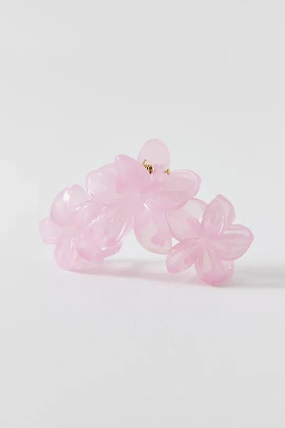 Urban Outfitters Triple Aria Flower Claw Clip In Lilac, Women's At  In Pink