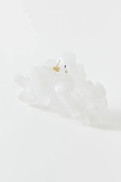 Urban Outfitters Triple Tropical Hibiscus Flower Claw Clip In Ivory, Women's At  In White