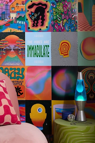 Urban Outfitters Trippy Art Print Collage Kit At  In Multi
