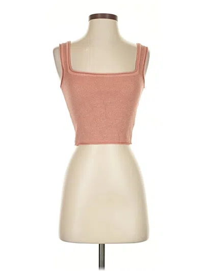 Pre-owned Urban Outfitters Tube Top Pink Strapless Neckline Tops