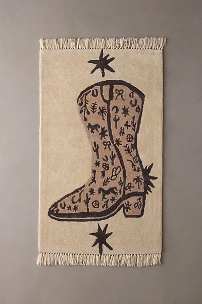 Urban Outfitters Tuft Luck Uo Exclusive Riding Star Rug In Peach At  In Brown