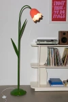 Urban Outfitters Tulip Floor Lamp In Coral At  In Multi