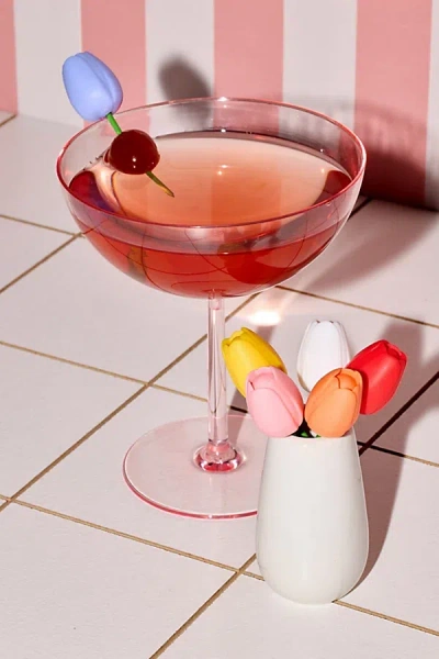 Urban Outfitters Tulip Snack Pick Set At  In Transparent