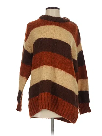 Pre-owned Urban Outfitters Turtleneck Sweater In Brown