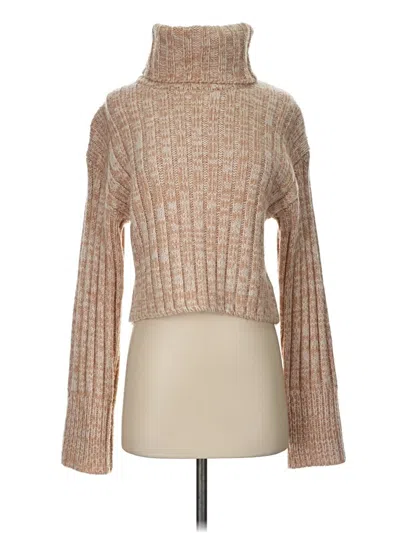 Pre-owned Urban Outfitters Turtleneck Sweater In Brown