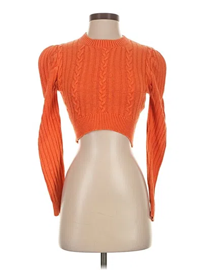 Pre-owned Urban Outfitters Turtleneck Sweater In Orange
