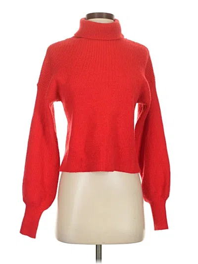 Pre-owned Urban Outfitters Turtleneck Sweater In Red