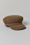 Urban Outfitters Twill Cabbie Hat In Olive, Women's At  In Green