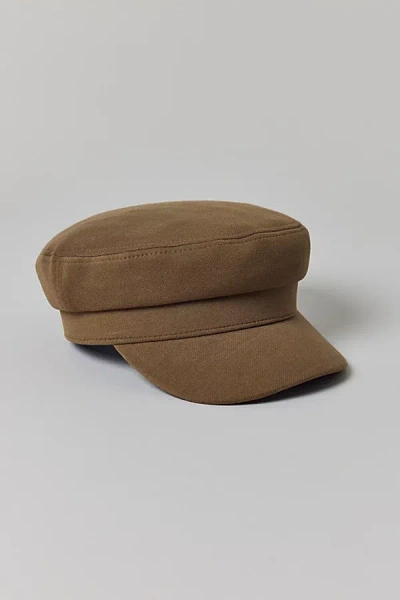 Urban Outfitters Twill Cabbie Hat In Olive, Women's At  In Green