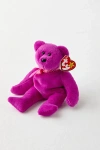 Urban Outfitters Ty Beanie Baby Plushie In Magenta Bear At