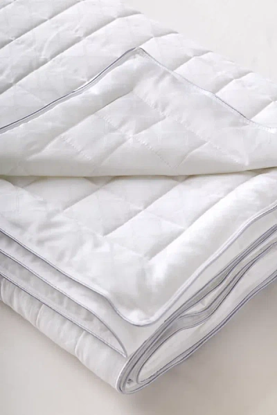 Urban Outfitters Ultra Light Summer Quilted Throw Blanket In White At