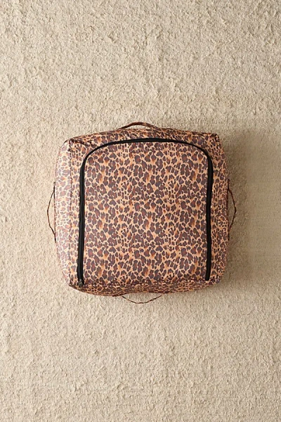 Urban Outfitters Under-bed Patterned Storage Bag In Cheetah At