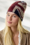 Urban Outfitters Union Jack Flag Beanie In Navy, Women's At  In Red