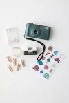 URBAN OUTFITTERS UO 35MM FILM CAMERA KIT IN DARK GREEN AT URBAN OUTFITTERS