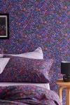 Urban Outfitters Uo Home Abigail Floral Removable Wallpaper In Blue At  In Purple