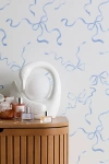 URBAN OUTFITTERS UO HOME PAINTED BOWS PALE BLUE REMOVABLE WALLPAPER IN ASSORTED AT URBAN OUTFITTERS