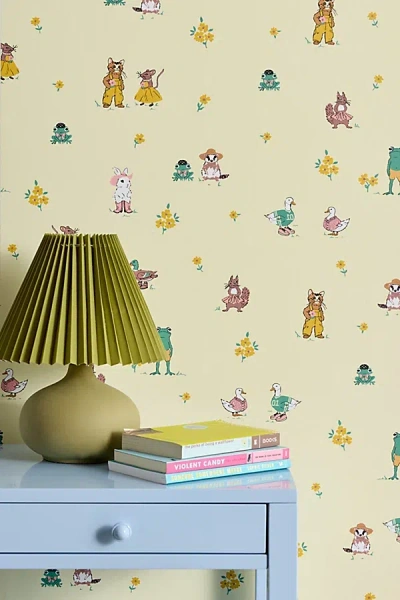 Urban Outfitters Uo Home Party Animals Removable Wallpaper In Party Animals At  In Multi