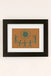 Urban Outfitters Uo Home Sunny Friends Art Print In Modern Black At