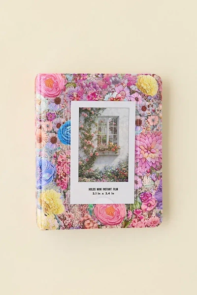 Urban Outfitters Uo Instax Mini Patterned Photo Album In Pink Combo At  In Multi
