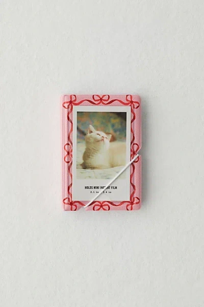 Urban Outfitters Uo Instax Mini Photo Album In Light Red At